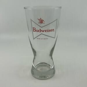 Budweiser King of Beers, Bear Glass, Vintage Drinkware Glassware Kitchenware 1